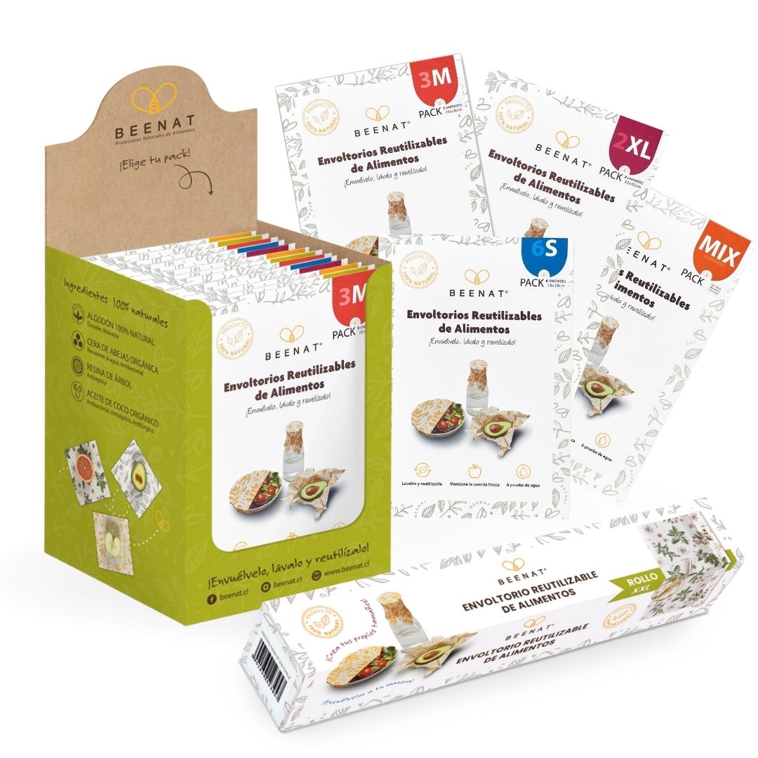Packaging BEENAT Diseñado con YOPPEN